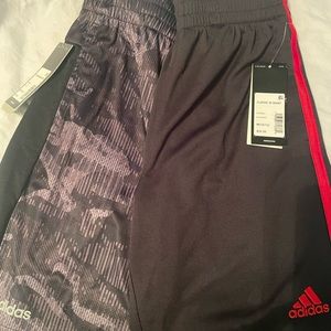 Two NWT M boys adidas shorts